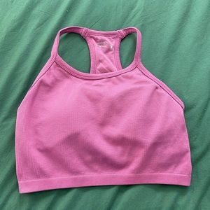 Pink ribbed tank
